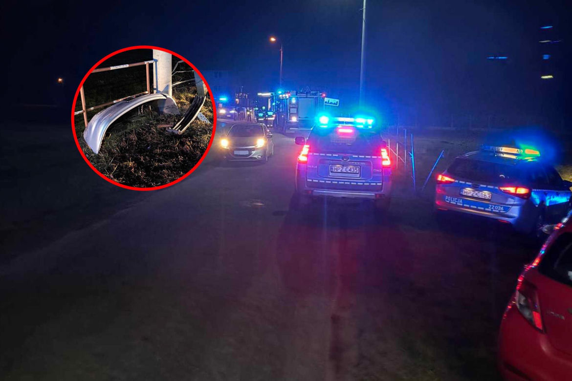 Wagen. Potrącił dwie kobiety na poboczu i uciekł. Wypadek pod Wołominem [ZDJĘCIA].