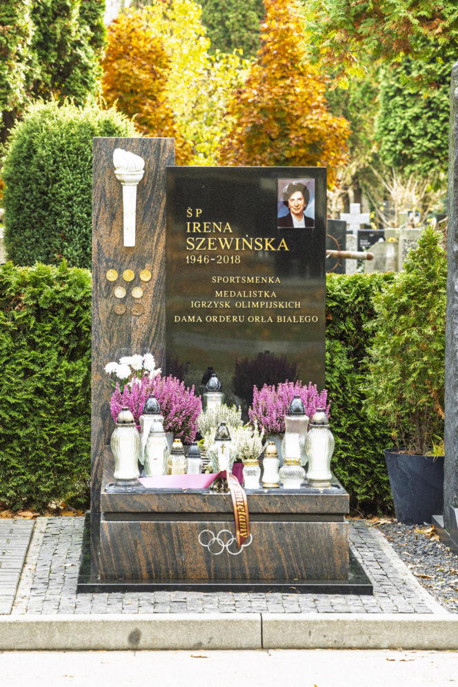 Sportowcy pochowani na Powązkach Wojskowych
