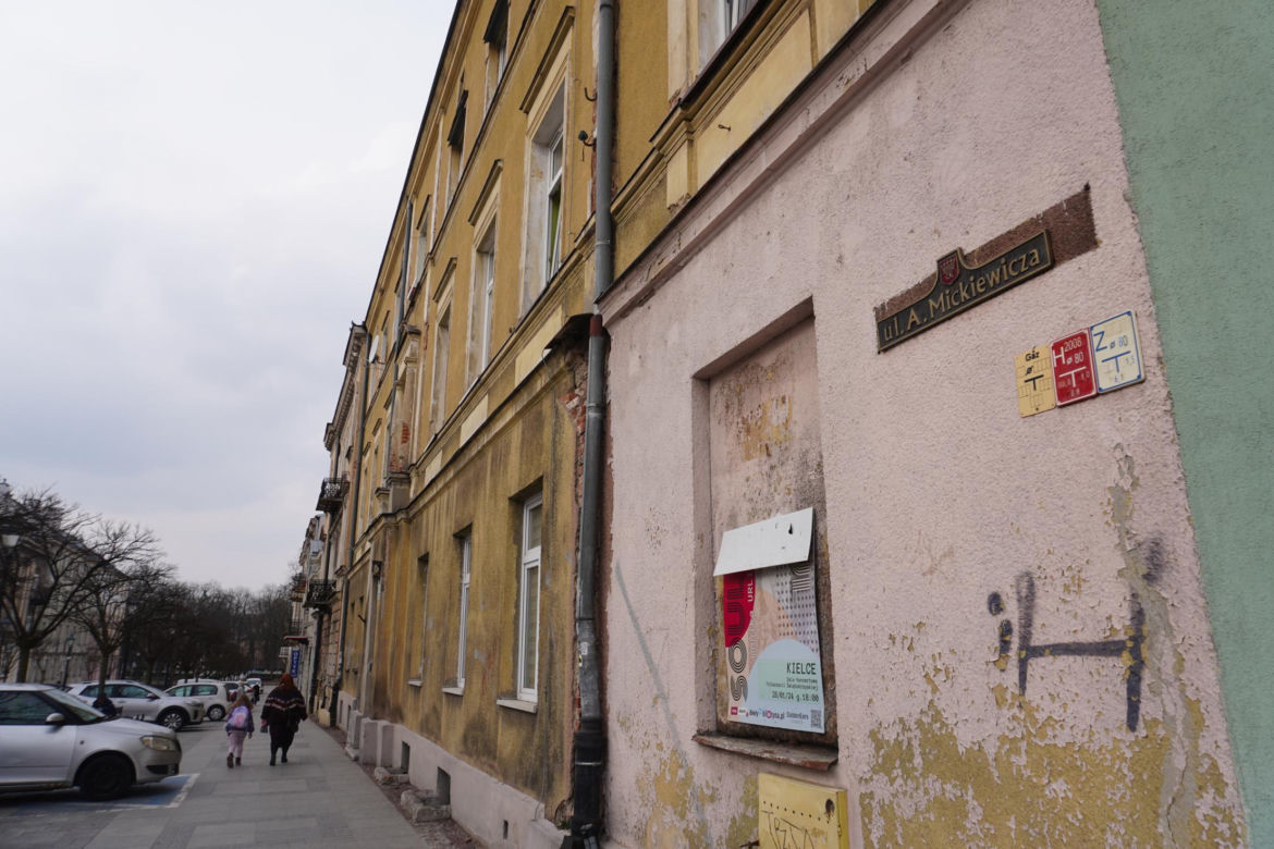 Stare kamienice w centrum Kielc