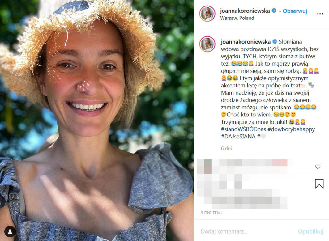 Joanna Koroniewska bez makijażu