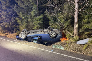 22-latka dachowała BMW na krajówce. Dramatyczny finał wyprzedzania