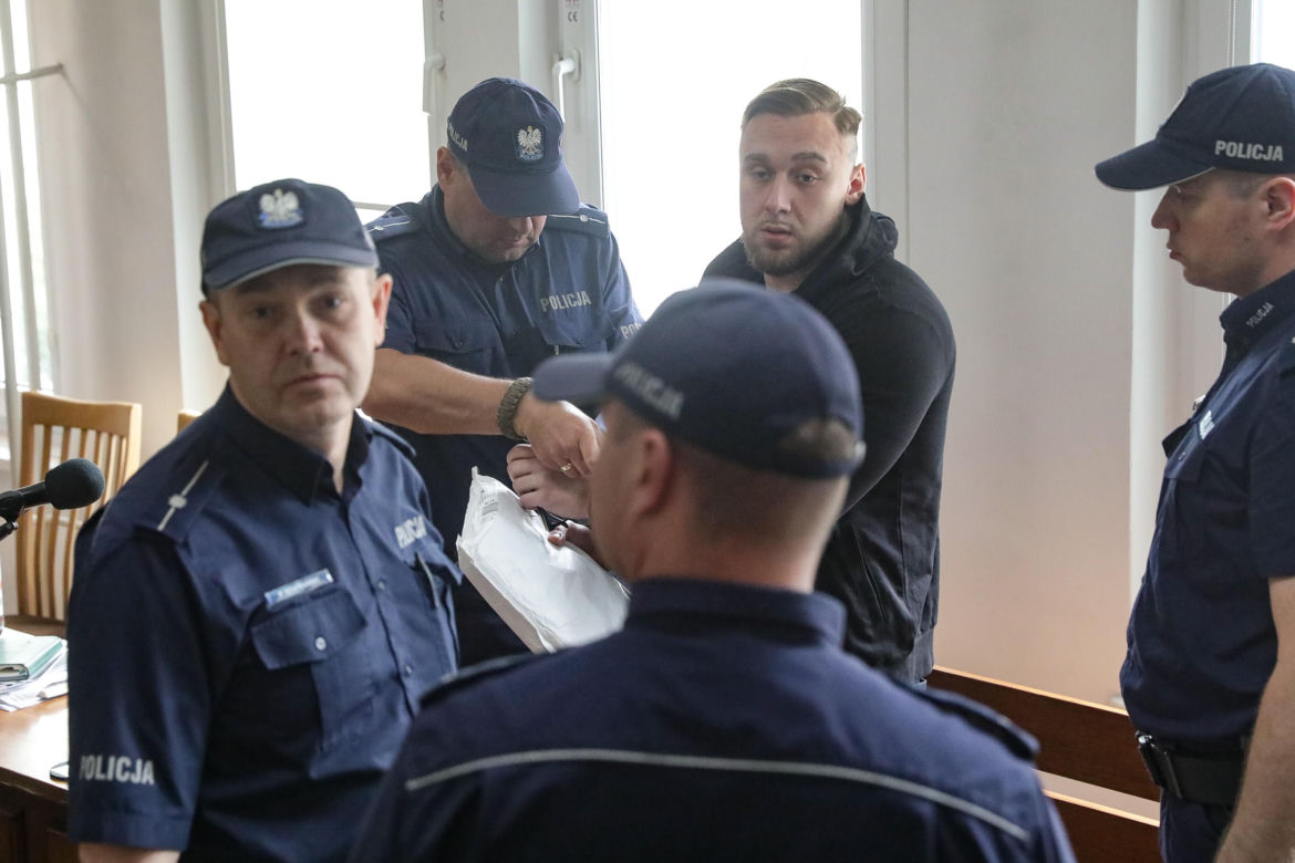 Łukasz Żak w sądzie (17.06.2025)