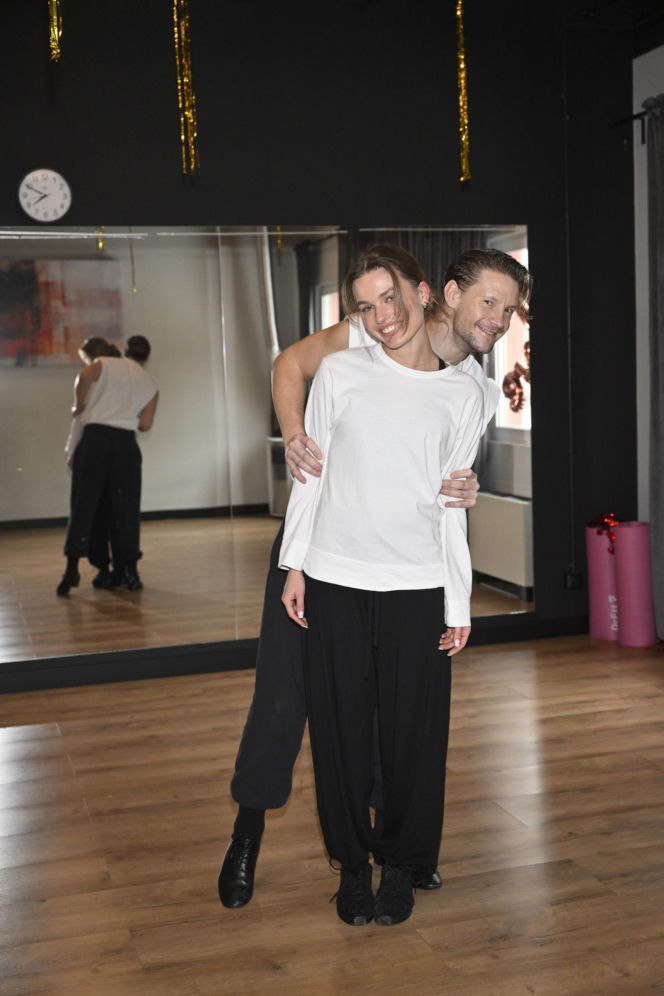 Sebastian Fabijański na probach do "Tańca z Gwiazdami"