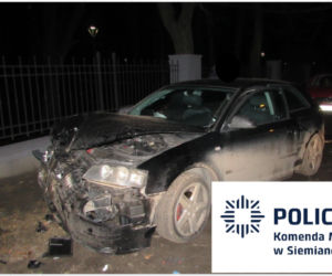 Rozbił Audi A3 mając ponad 4,5 promila alkoholu