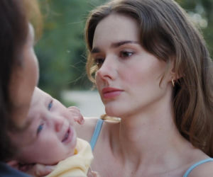 M jak miłość odc. 1907. Franka (Dominika Kachlik), Marysia (Małgorzata Pieńkowska), Antoś (Mark Myronenko)