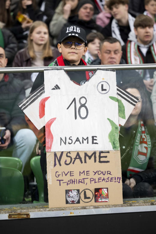 Legia Warszawa - Górnik Zabrze: Zdjęcia kibiców i zawodników z meczu 28. kolejki PKO BP Ekstraklasy