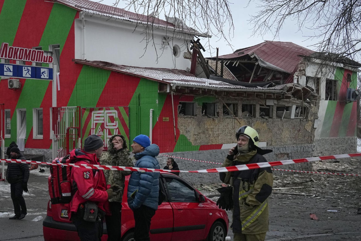 Wojna w Ukrainie. Atak rakietowy na Kijów
