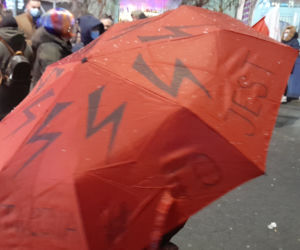 Protest kobiet w Sosnowcu
