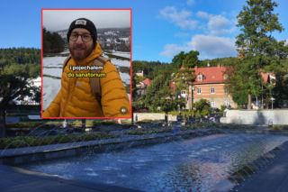 39-latek pojechał do sanatorium w Krynicy–Zdrój. Pokazał, jak wygląda pobyt, zabiegi i... dancing [WIDEO]