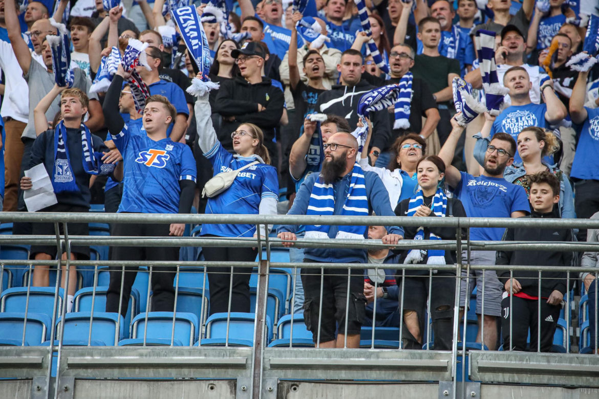 Lech Poznań - Spartak Trnava. Blisko 30 tysięcy kibiców zasiadło na Enea Stadionie. Tak się bawili 
