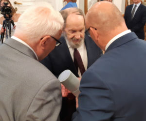 Ma 97 lat i zaskakuje formą! Janusz Terlecki z najwyższym odznaczeniem związkowym