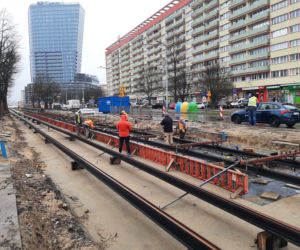 Przebudowa torowisk w Szczecinie