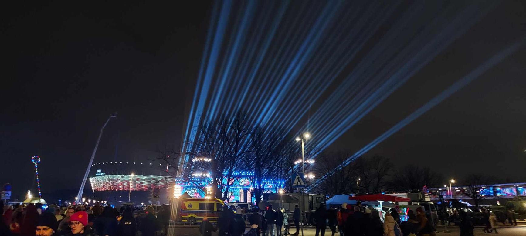 Miasteczko WOŚP pod Stadionem Narodowym 