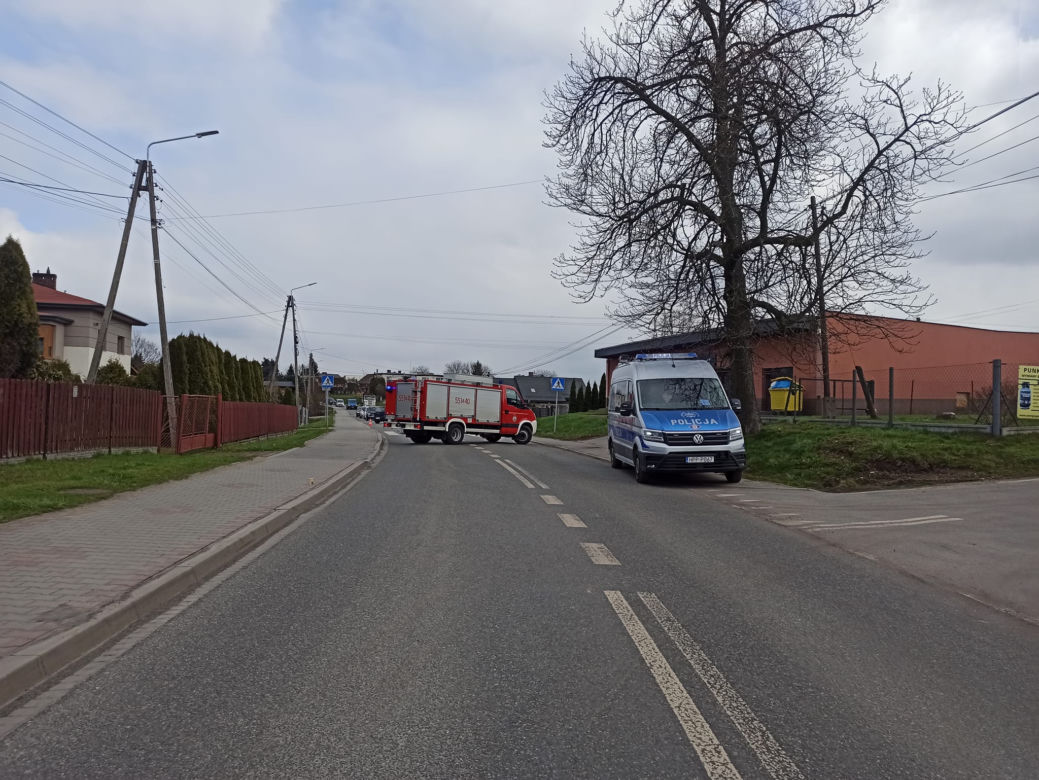 Tragiczny wypadek w Krzyżowicach. Kierowcy nie udało się uratować