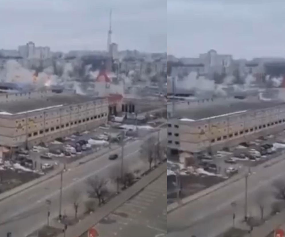 Wojna na Ukrainie - Charków pod obstrzałem GRAD-ów