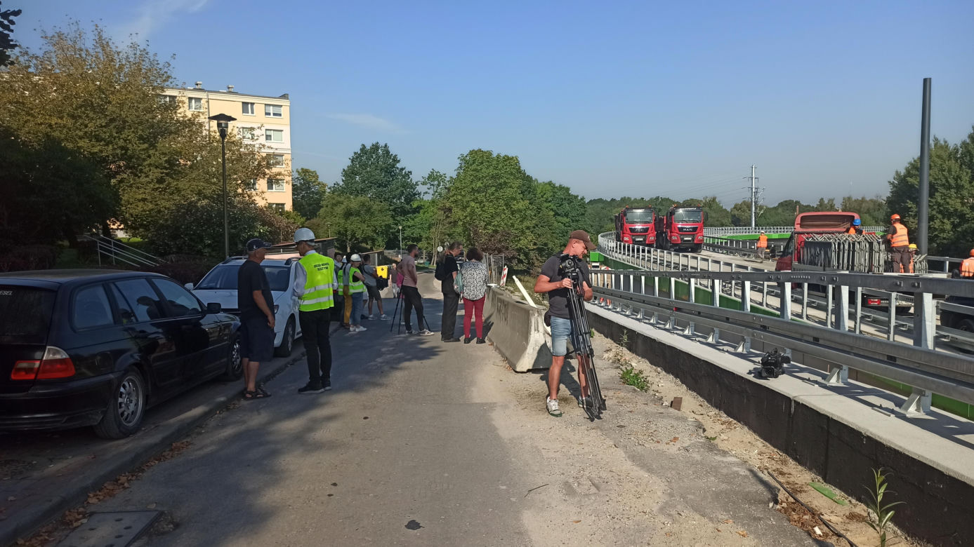 Próby obciążeniowe olsztyńskiej estakady 