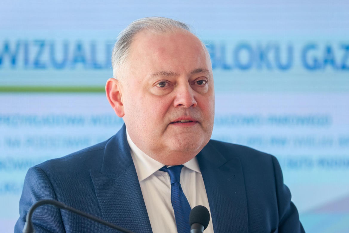 Prezes PGE Wojciech Dąbrowski