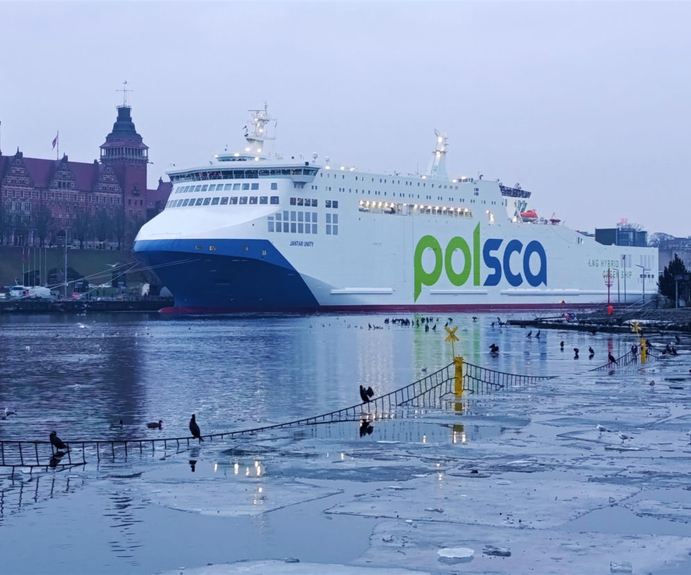 Hybrydowy napęd i prawie 200 metrów długości. Ten gigant wpłynął do Szczecina