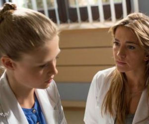 Na dobre i na złe odc. 536. Hana Goldberg (Kamilla Baar), Ola (Anna Karczmarczyk)