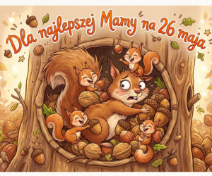 Zabawny obrazek na Dzień Matki do pobrania