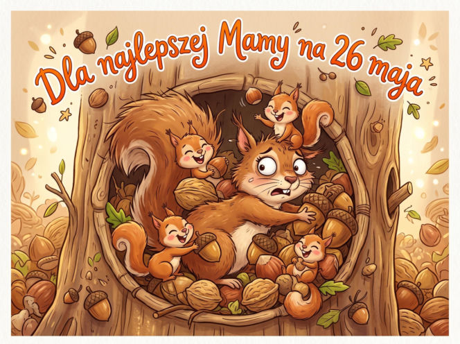 Zabawny obrazek na Dzień Matki do pobrania