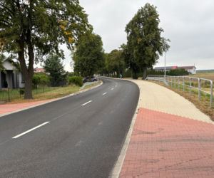 Nowa droga w Dobramyśli gotowa. Kierowci mogą już jeździć po wyremontowanym odcinku od ronda w Łoniewie do krajowej „dwunastki”.