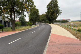 Nowa droga w Dobramyśli gotowa. Kierowci mogą już jeździć po wyremontowanym odcinku od ronda w Łoniewie do krajowej „dwunastki”.