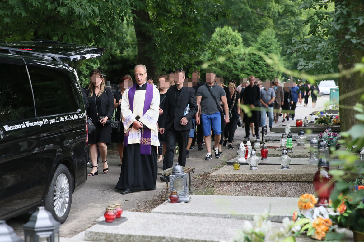 Pogrzeb tragicznie zmarłego motocyklisty z Pragi