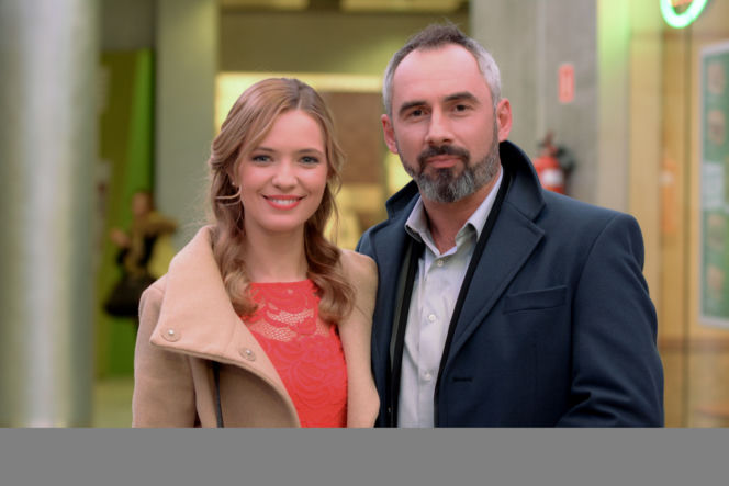 Pierwsza miłość. Aśka (Paulina Gałązka), Adrian (Jacek Kopczyński)