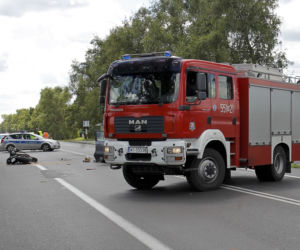 Wypadek na drodze