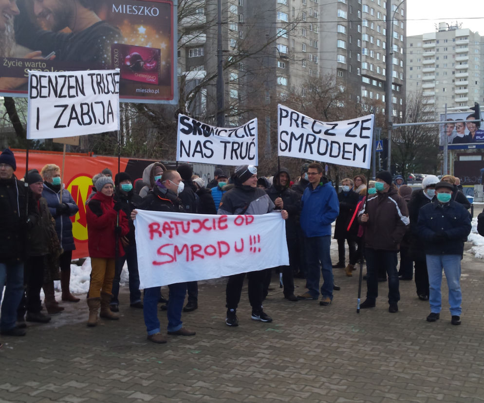 Protest mieszkańców Woli