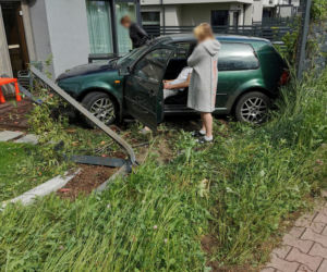 Szaleniec wjechał do ogródka. Rodzinę przed śmiercią uratowała pogoda