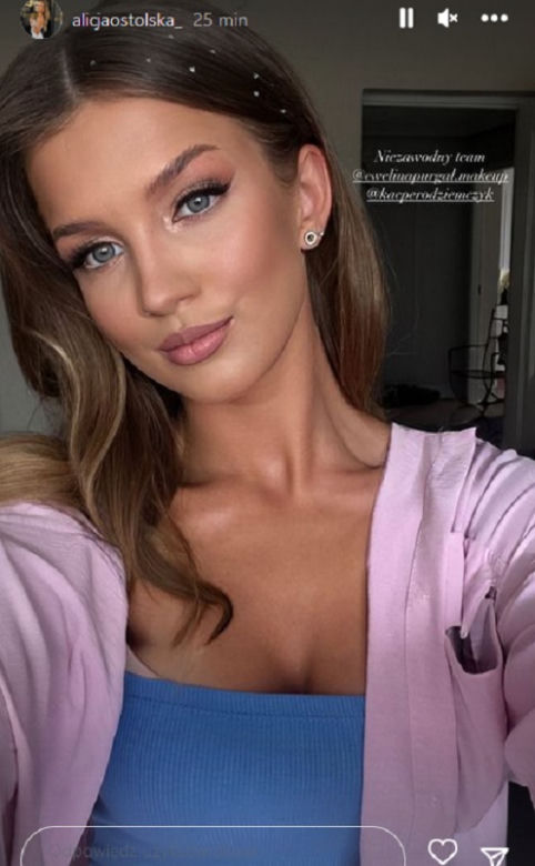 Alicja Ostolska (Ala jak miłość) podczas przygotowań do ślubu