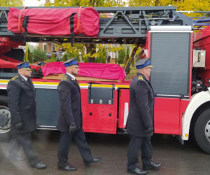 Pogrzeb asp. Bartłomieja Pieroga, jednego z dwóch strażaków, którzy zginęli w pożarze w Nisku