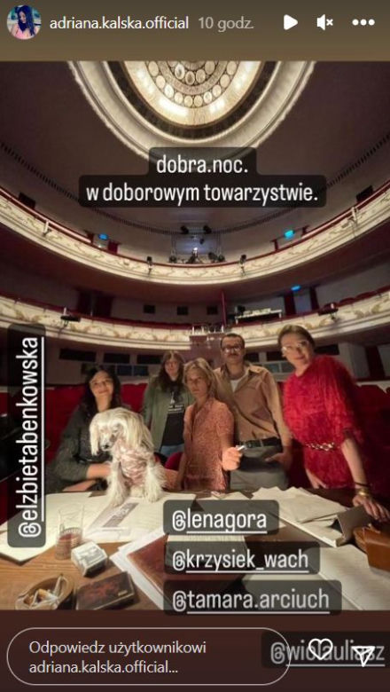 Adriana Kalska (Iza w M jak miłość), Krzysztof Wach, Tamara Arciuch na planie filmu Falochron
