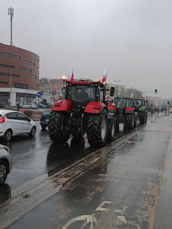 Protest rolników w Toruniu [9.02.2024]