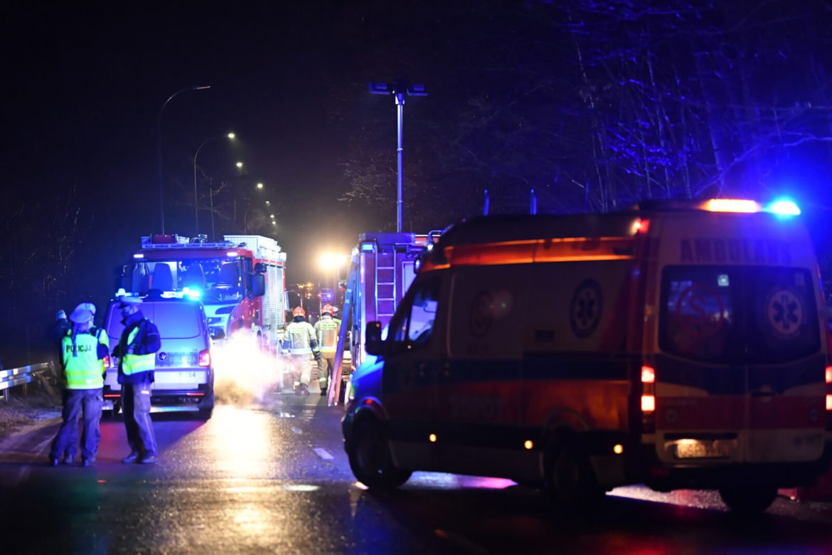 Wypadek śmiertelny w Gdańsku na ul. Spacerowej [ZDJĘCIA]