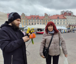 ESKA Lublin rozdawała żonkile na wiosnę