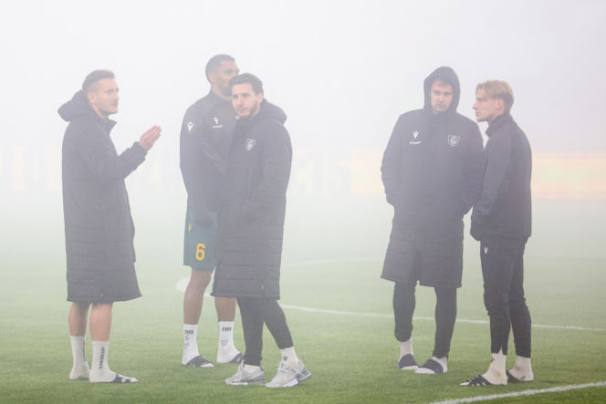 GKS Katowice - Pogoń Szczecin, zdjęcia kibiców i zawodników z meczu 17. kolejki PKO BP Ekstraklasy