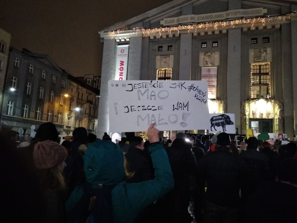 Protest w Katowicach