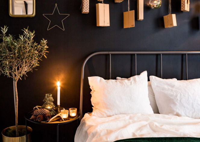 Sypialnia w świątecznej odsłonie