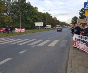 Mieszkańcy Siernieczka zablokowali ul. Fordońską