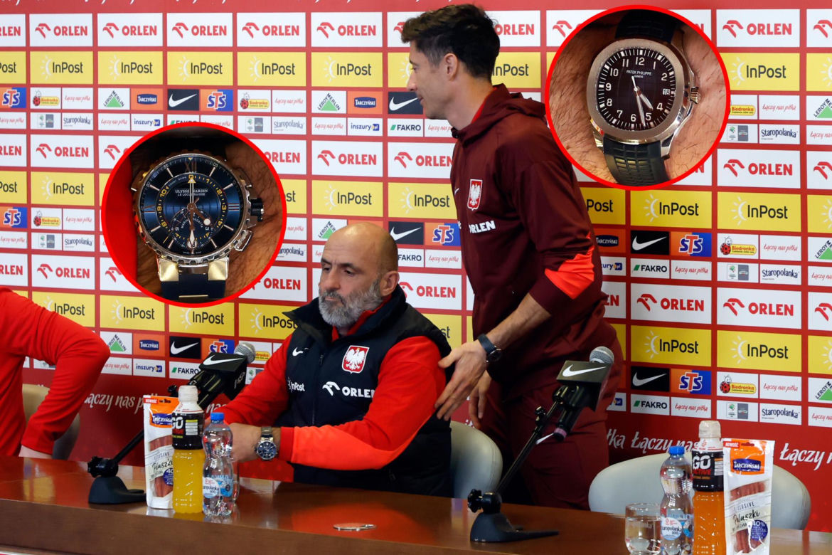 Zegarki Lewandowskiego i Probierza