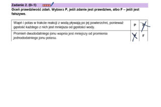 Matura próbna CKE 2026 - chemia. Poprawne odpowiedzi
