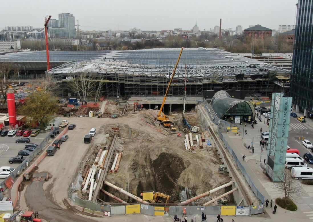 Dworzec jak z bajki! Warszawa Zachodnia zmienia się nie do poznania! Luksusowa stacja nabiera rozmiarów