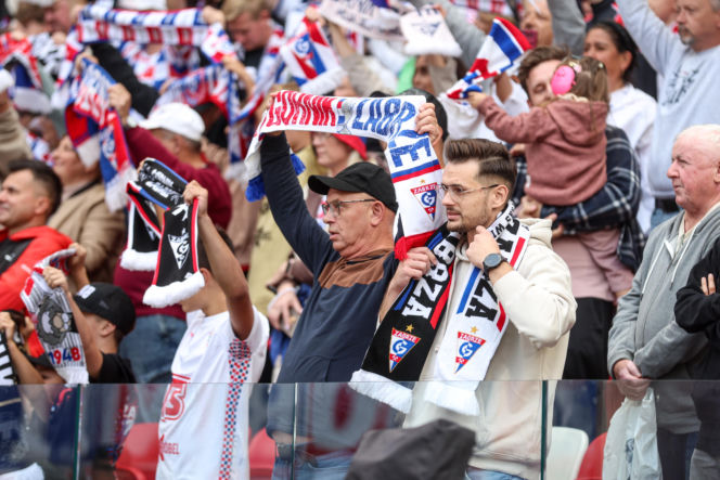 Górnik Zabrze - Lech Poznań: Zdjęcia kibiców i zawodników z meczu 8. kolejki PKO BP Ekstraklasy