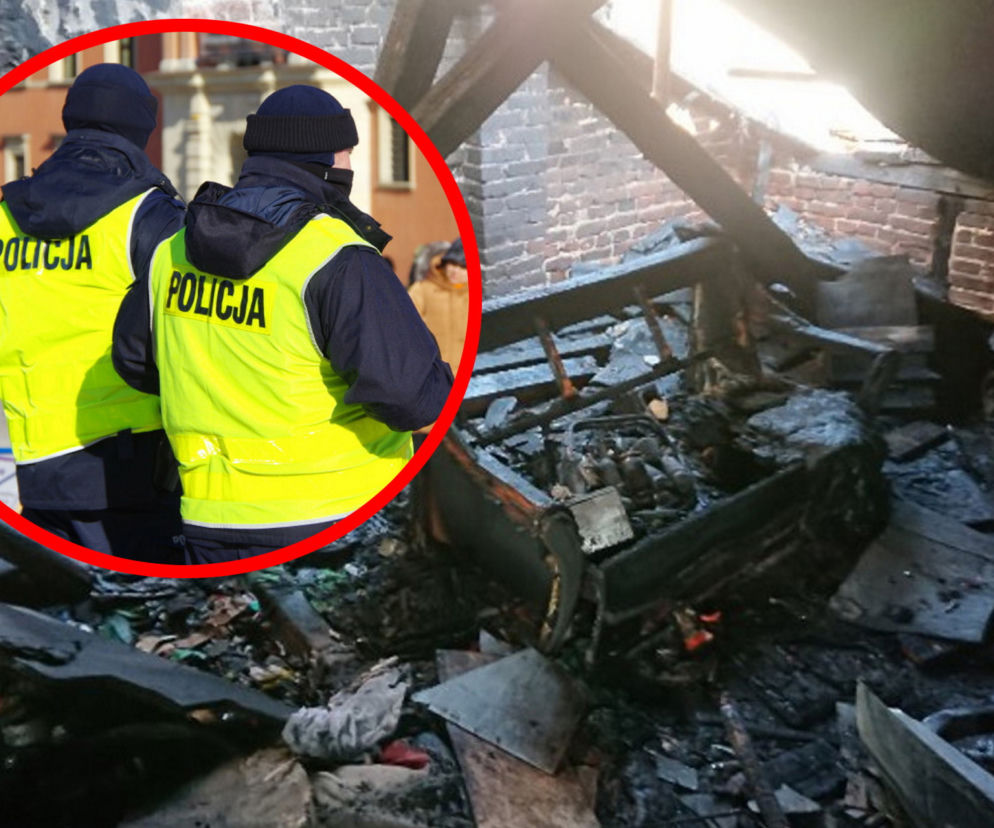 Kłęby dymu na Pradze Północ. Policjanci uratowali mieszkańców płonącej kamienicy