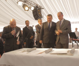 Pierwsze inwestycje w Strefie Przemysłowej Synergy Park: wmurowano 4 kamienie węgielne