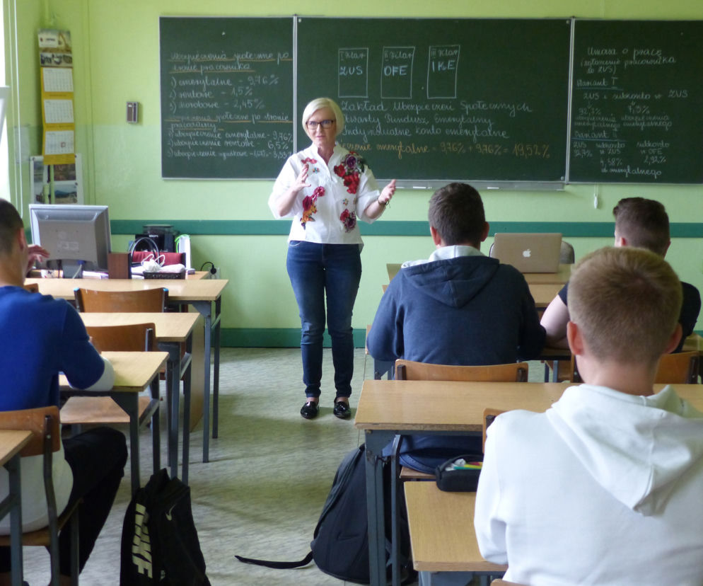 Lekcje z ZUS w Zespole Szkół nr 2 w Lubartowie