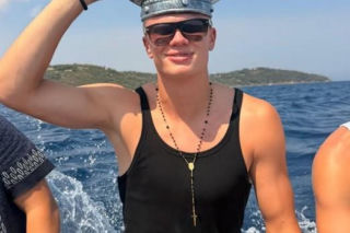 Erling Haaland i jego dziewczyna Isabel na wakacjach